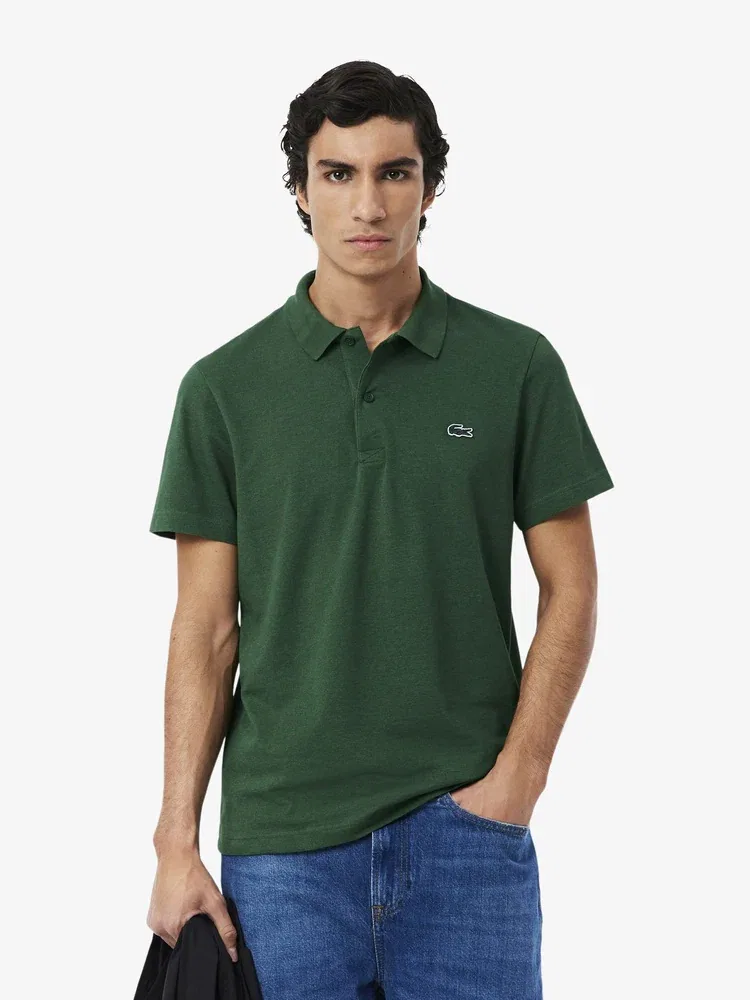 Футболка поло из смесового хлопка LACOSTE, Green — фото 2