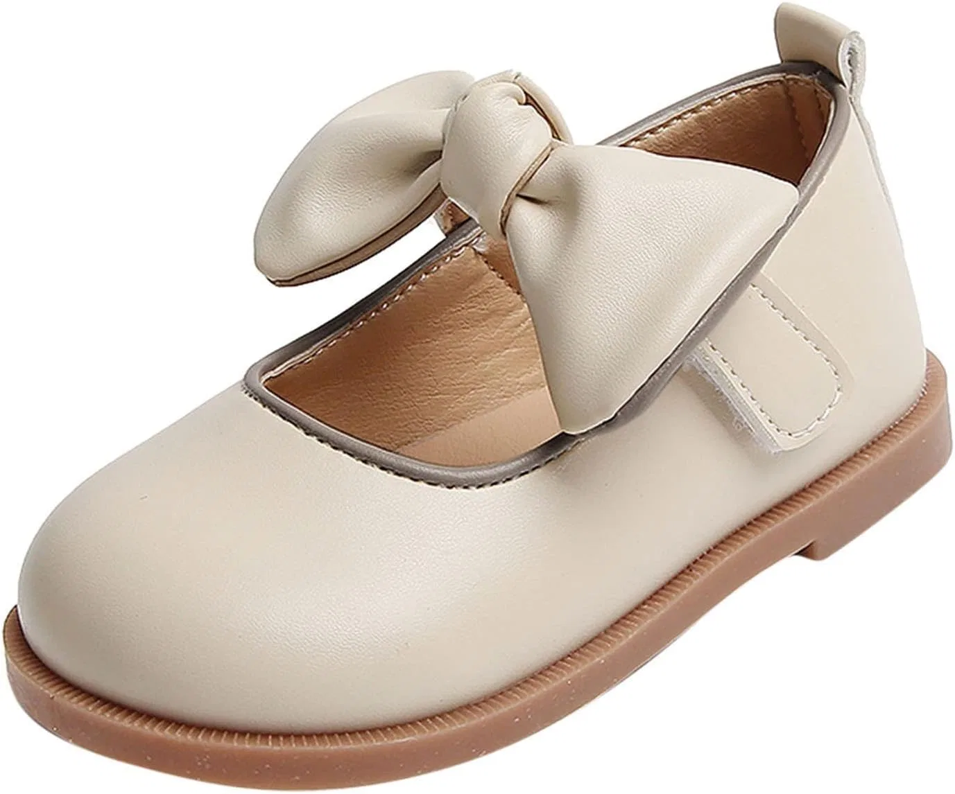 Детские туфли Мэри Джейн для девочек с бантом, Beige
