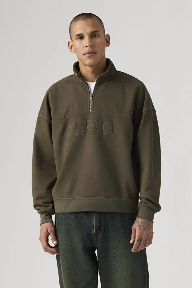 Мужские свитшот свободного кроя с длинным рукавом Levi'S, Brown
