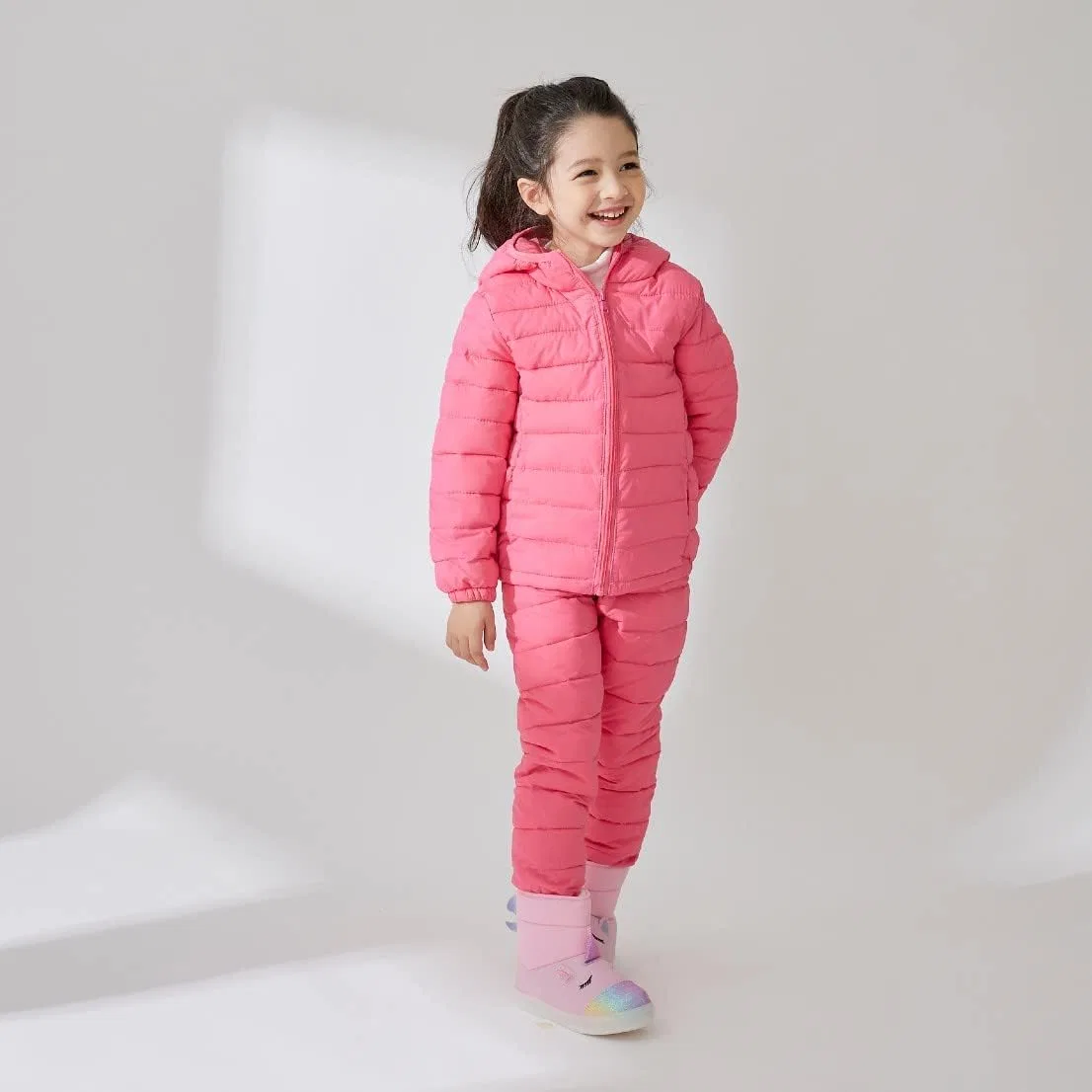Детские зимние сапоги для девочек с мехом и светодиодами Unicorn Pink Ozkiz, Pink — фото 2