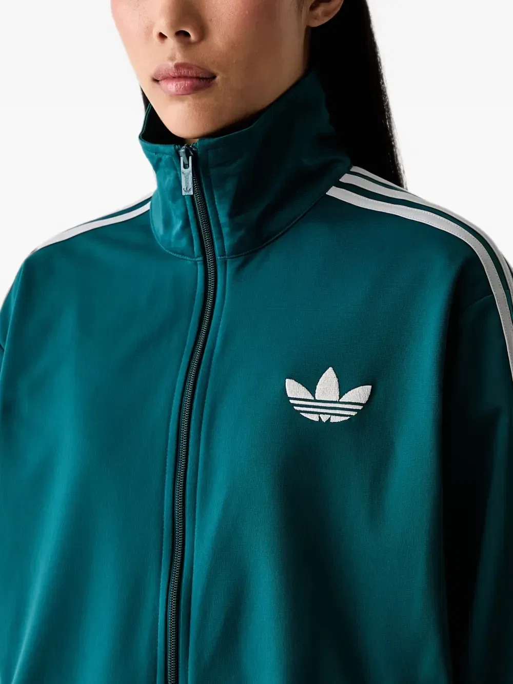 Спортивная куртка свободного кроя Firebird Adidas, зеленый — фото 4