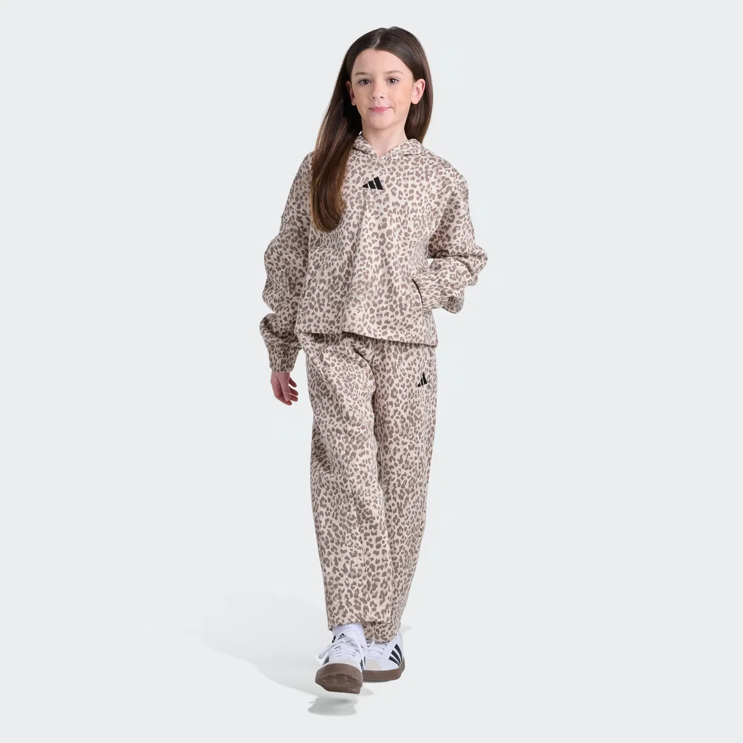 Детские брюки на резинке с принтом Adidas Sportswear, Crystal Linen — фото 2