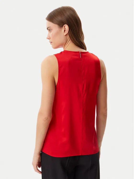 Топ regular fit Calvin Klein, красный — фото 3