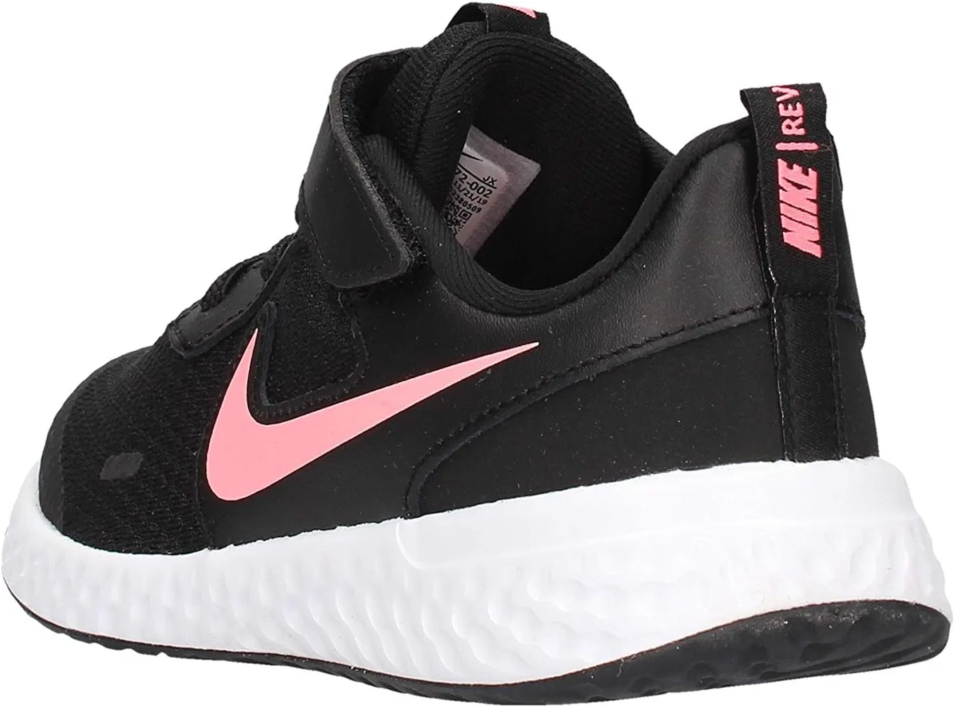 Детские кроссовки для бега Nike Revolution 5 (Gs) Nike, Black/Sunset Pulse — фото 2