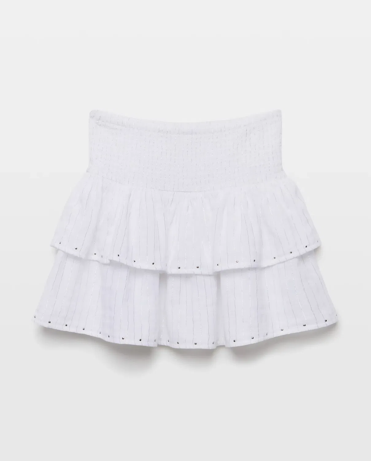Детская юбка для девочек с воланами Kids El Corte Inglés, Blanco Roto — фото 4