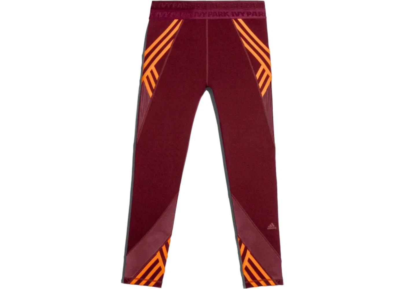 Женские леггинсы с принтом Tights Adidas, Maroon/Solar Orange