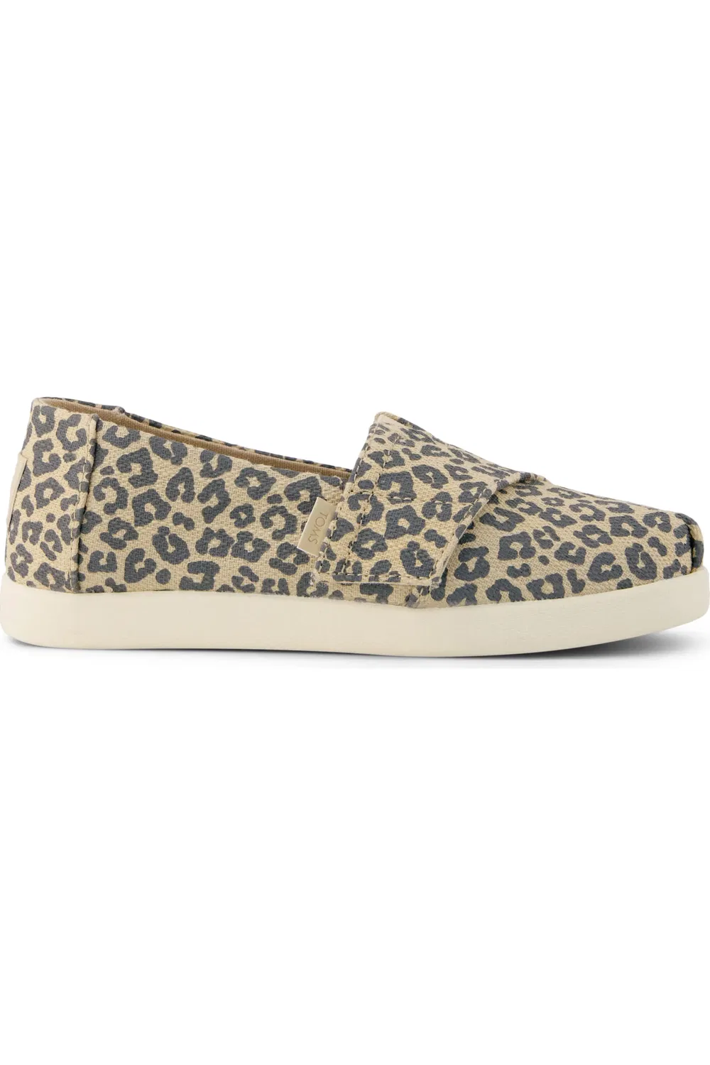 Детские кеды slip-on на плоской подошве Classic Alpargata TOMS, бежевый — фото 2
