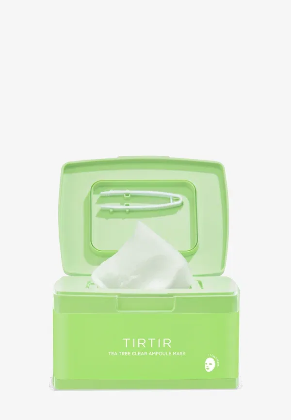 Маска для лица с чайным деревом для проблемной кожи Tea tree clear ampoule mask Tirtir 310 г