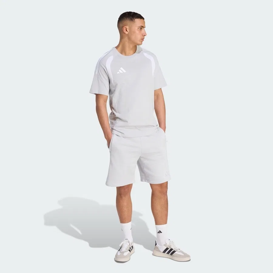 Футболка спортивная с принтом TIRO26L adidas, Серый
