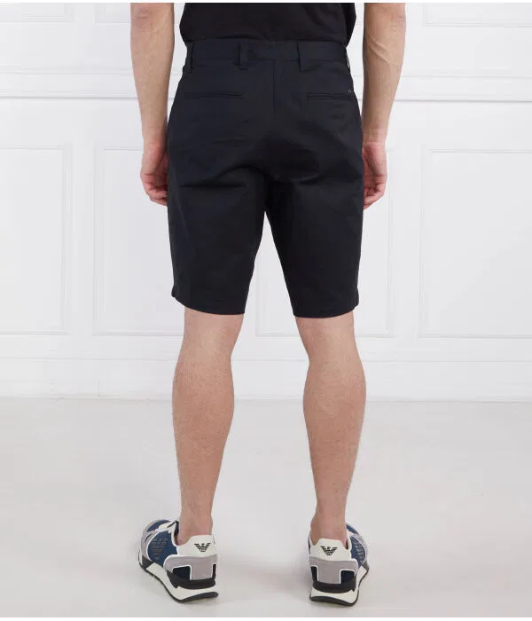 Мужские шорты чинос Regular Fit Emporio Armani, Blu Marino — фото 4