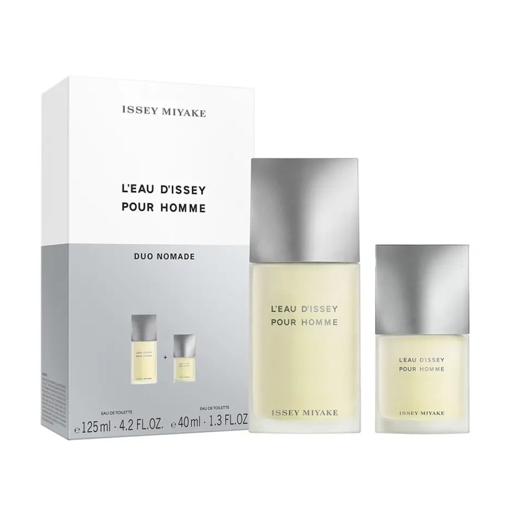 Подарочный набор туалетной воды Issey Miyake L'Eau D'Issey Pour Homme Duo Nomade, 125 мл + 40 мл