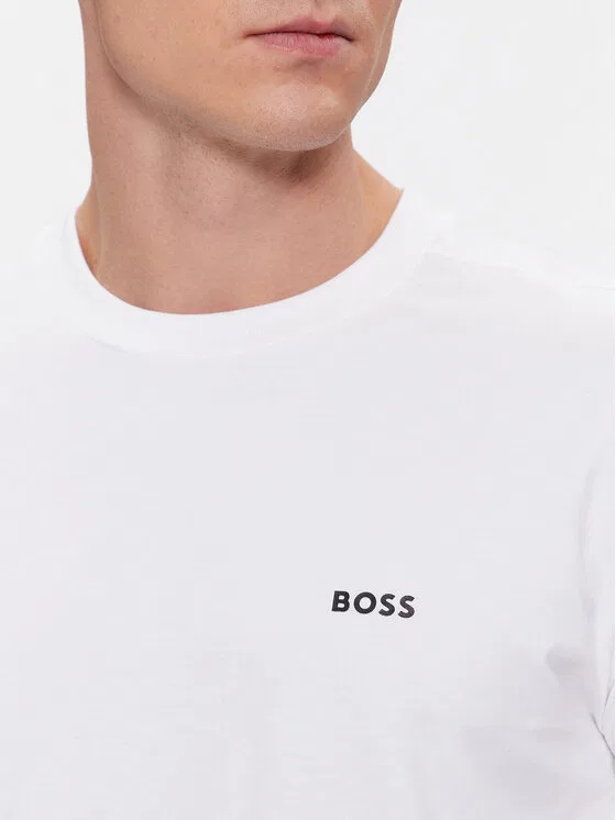 Футболка regular fit Boss, белый — фото 4
