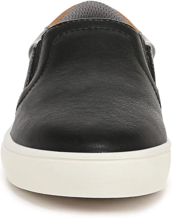 Детские кроссовки для мальчиков с slip-on конструкцией Madison Dr.Scholl's SHOES, Black Faux Leather — фото 2