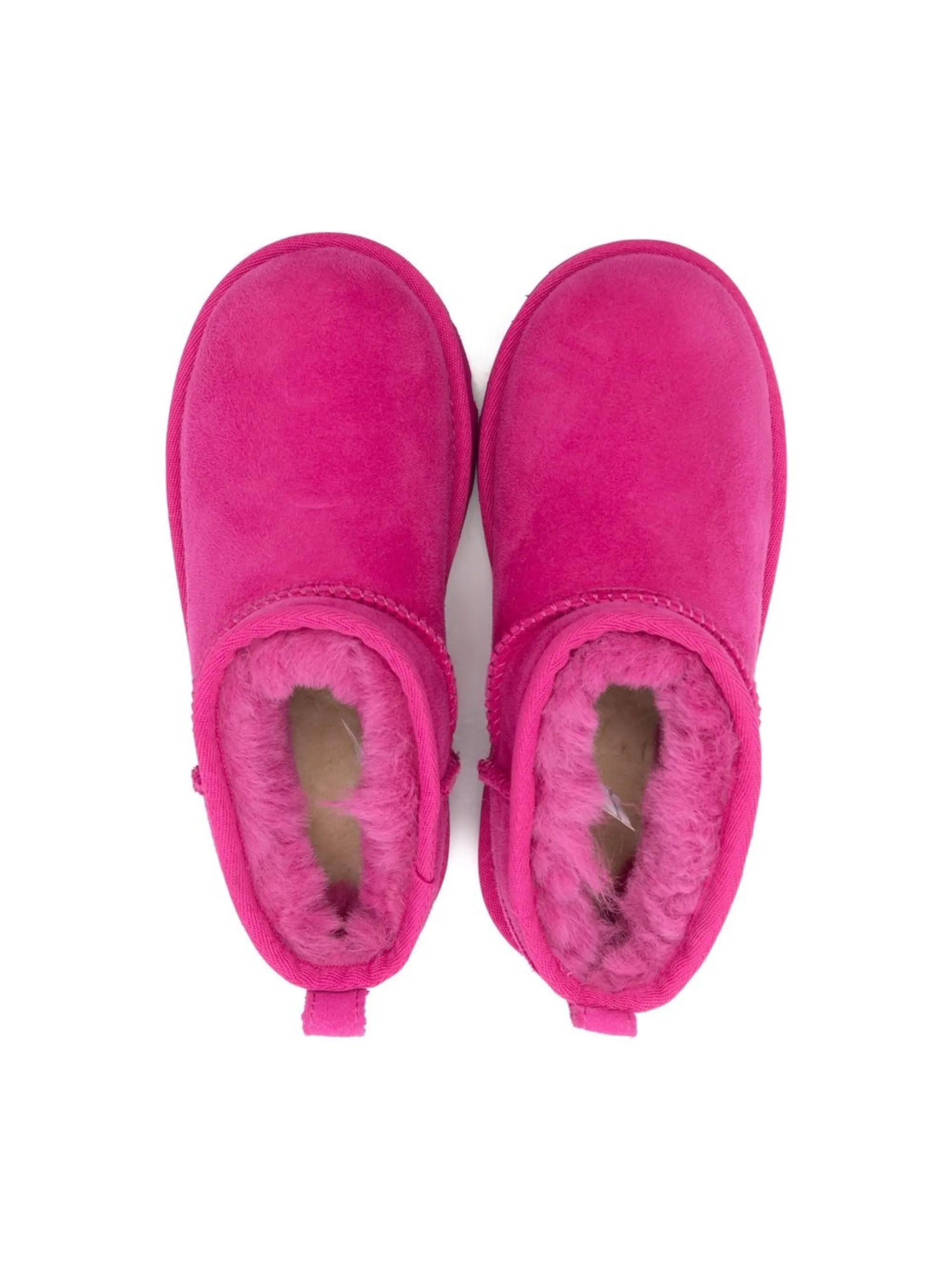 Угги Classic Ultra Mini Ugg Kids, розовый — фото 3
