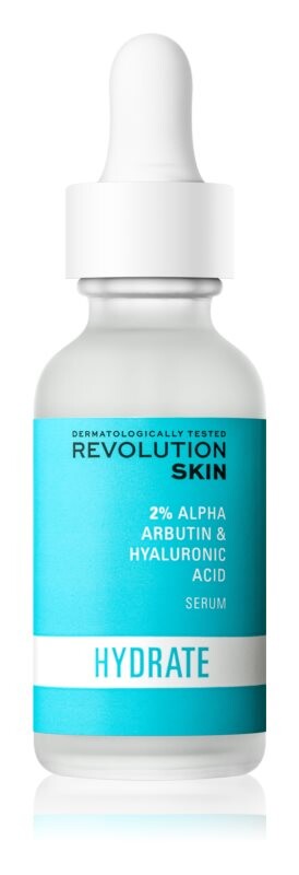 

Осветляющая увлажняющая сыворотка Revolution Skincare Hyaluronic Acid & 2% Alpha Arbutin