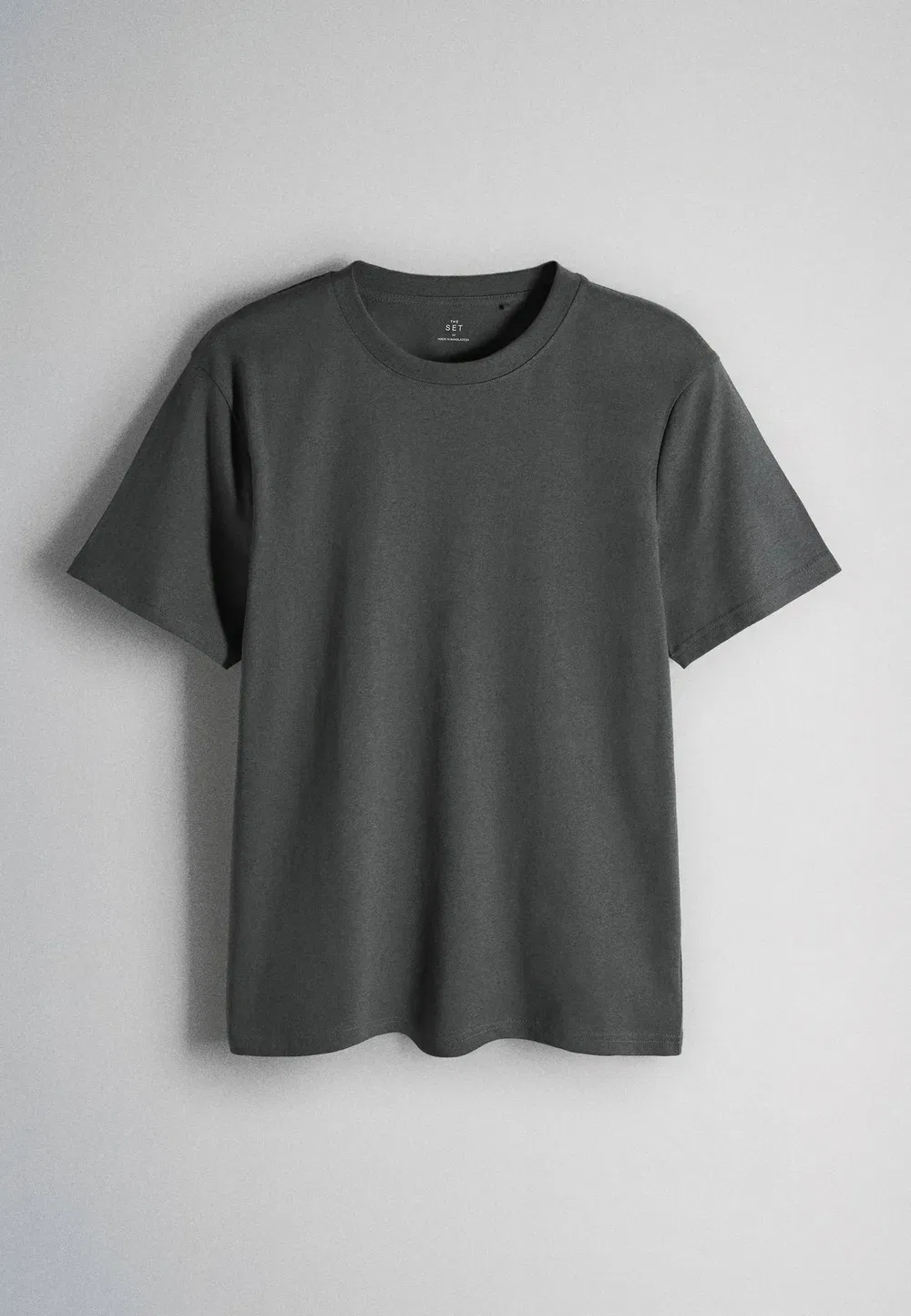 Легкие футболки с коротким рукавом, комплект из 4 штук - базовая футболка Next, Grey White — фото 2