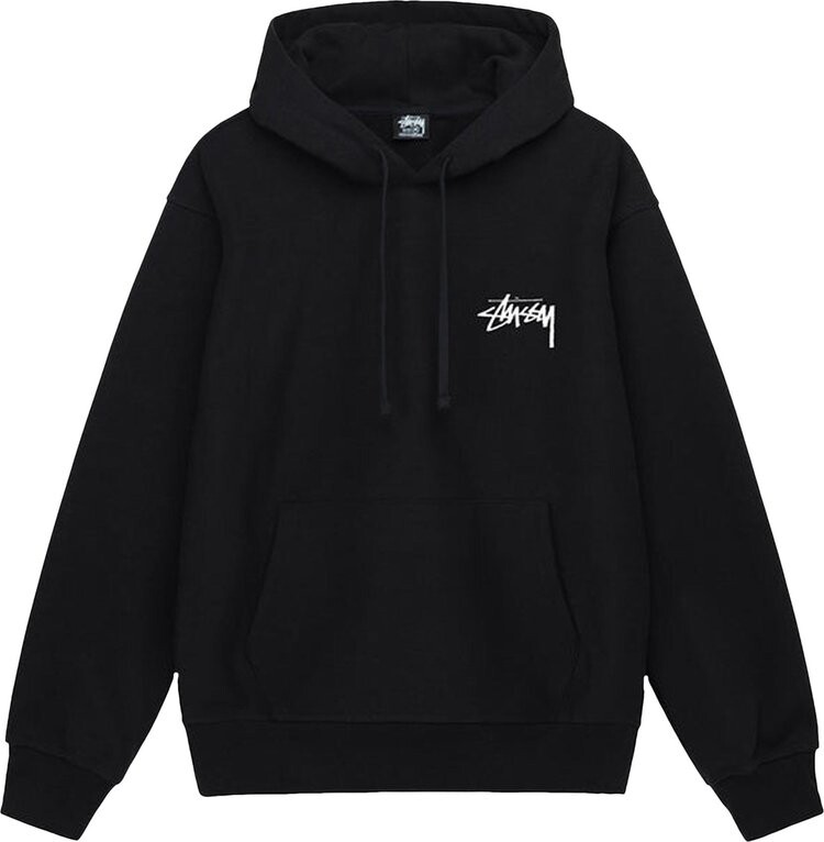 

Худи Stussy 8 Ball Fade Hoodie 'Black', черный