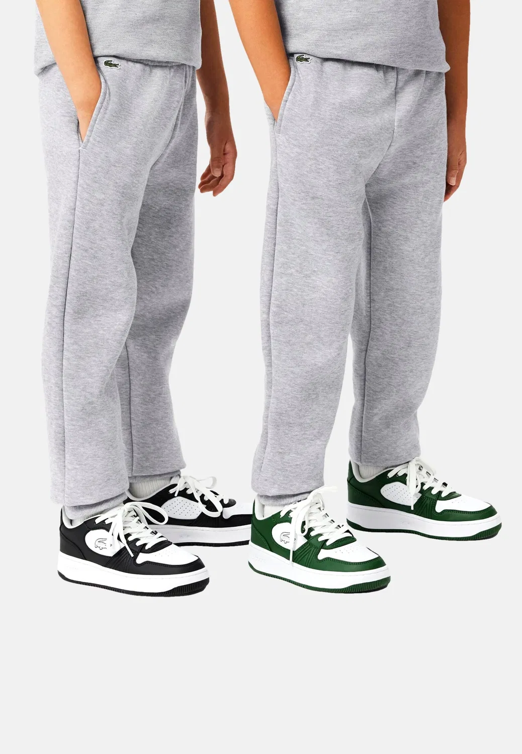 Штаны из футера серый Lacoste — фото 3