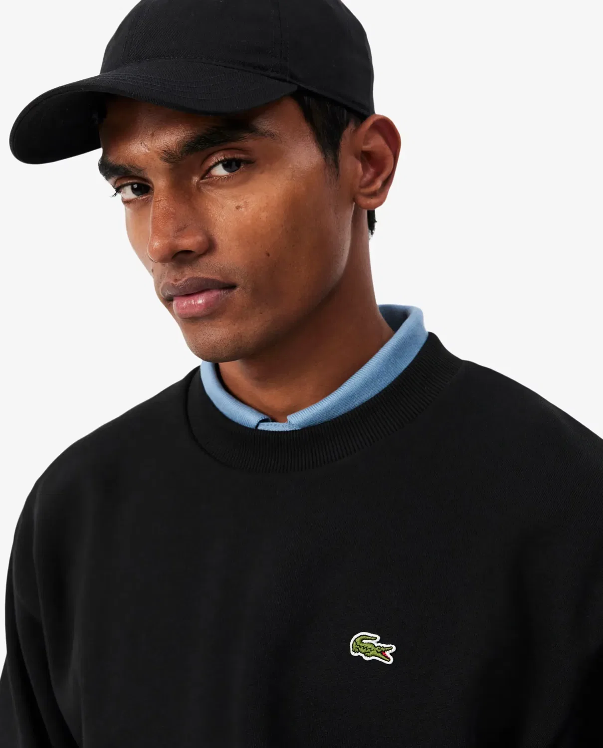 Мужская футерная худи Lacoste, Черный — фото 3