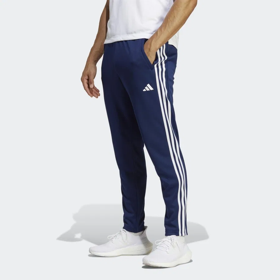 Спортивные штаны с утяжкой и зауженным низом adidas Performance, Сине-белый