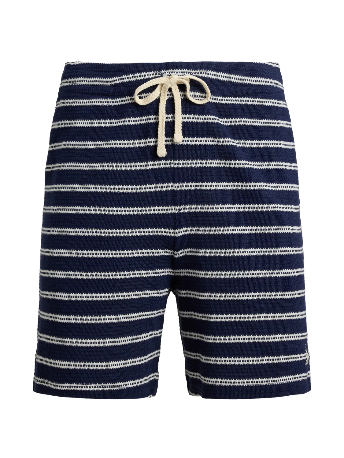 Шорты в полоску с завязками Polo Ralph Lauren, голубой