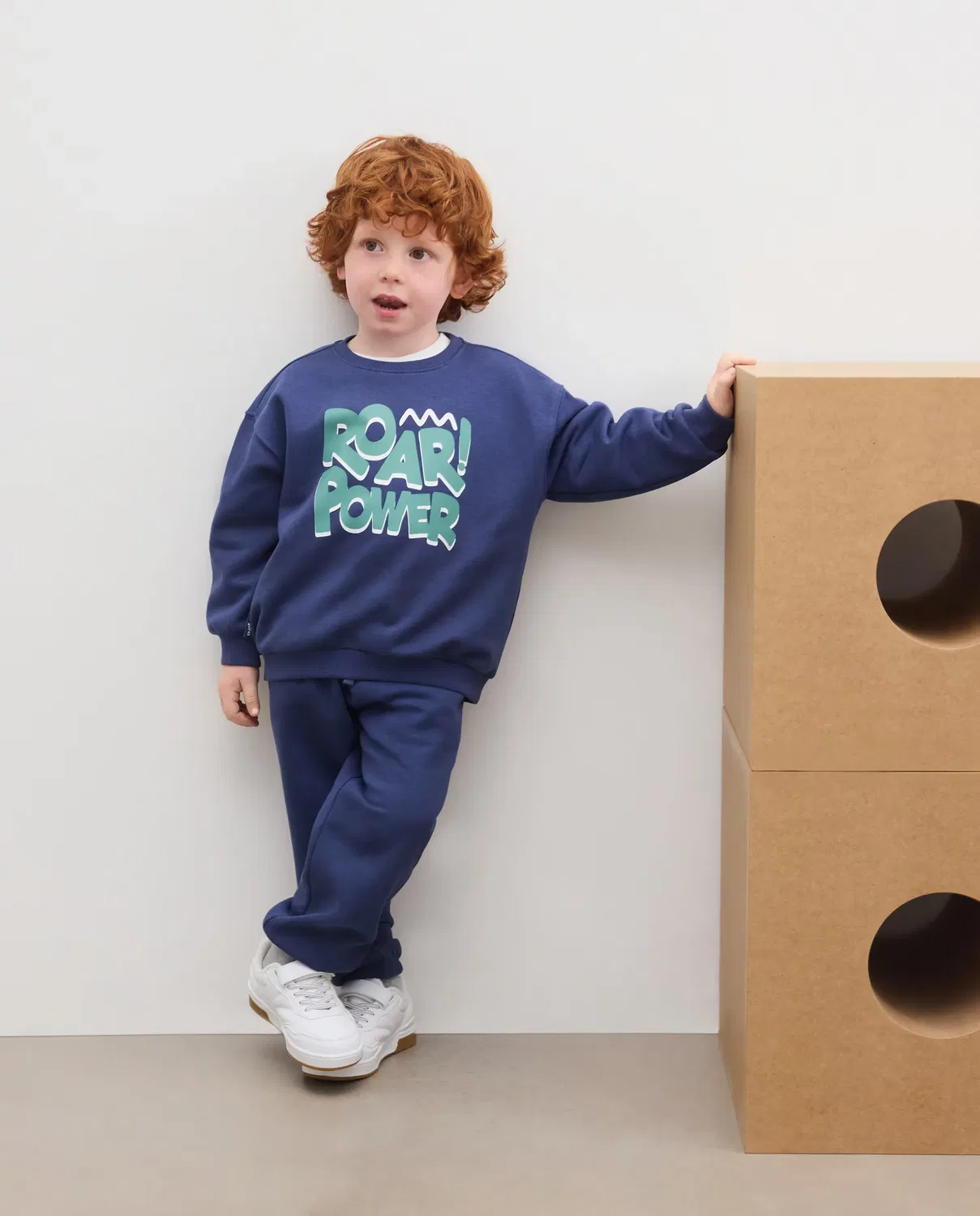 Детская худи для мальчиков с круглым вырезом Kids El Corte Inglés, Azul — фото 2