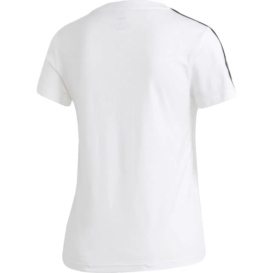 Женская футболка с длинным рукавом adidas Sportswear Essentials 3-Stripes, Розово-белый — фото 2