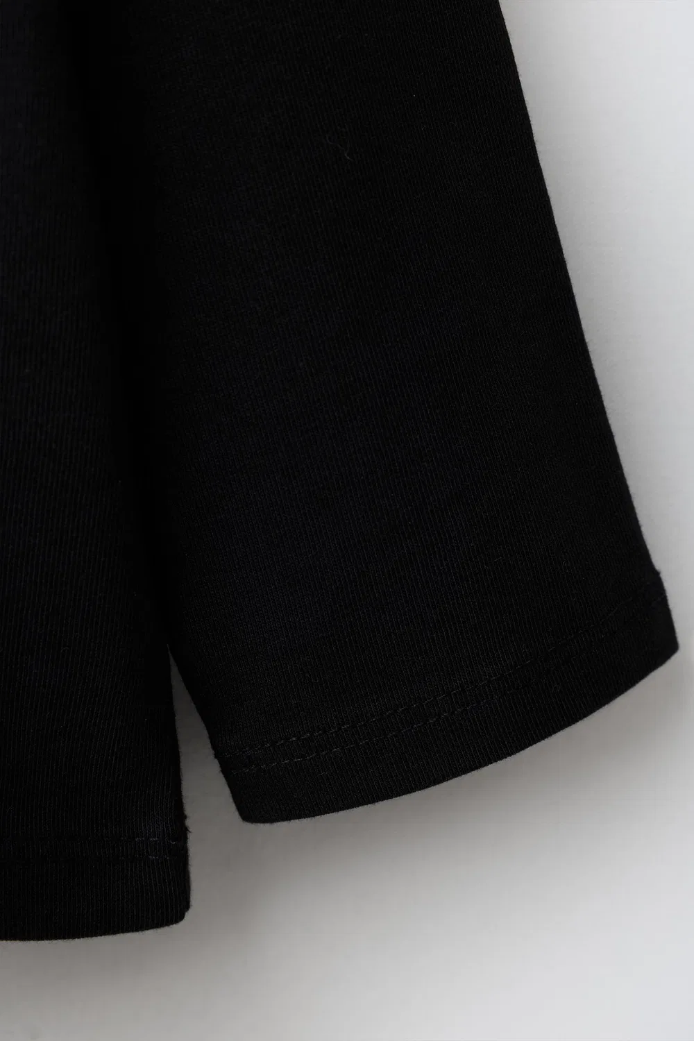 Футболка с вышитым сердечком ZARA, Black — фото 4