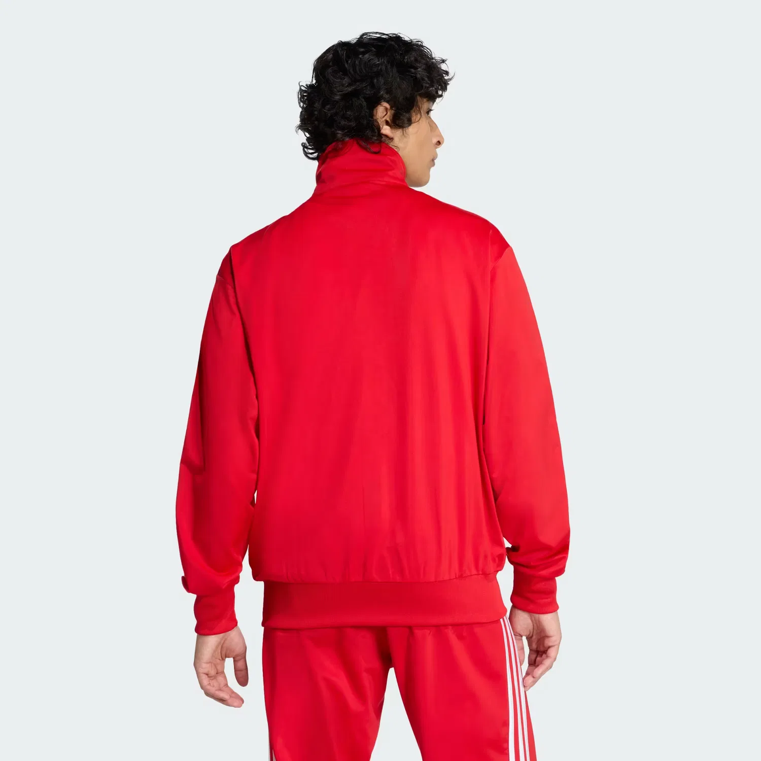 Мужская спортивная куртка на молнии Firebird Adidas Originals, алый — фото 3