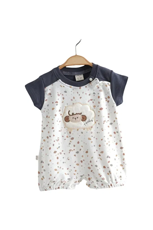 Детский комбинезон для мальчиков с коротким рукавом Derin Bebek Giyim, Navy Blue