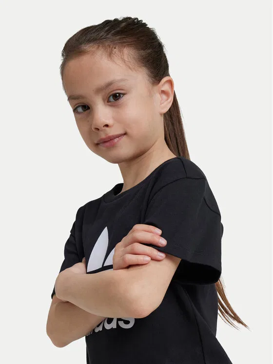 Футболка regular fit adicolor Trefoil Adidas, черный — фото 4
