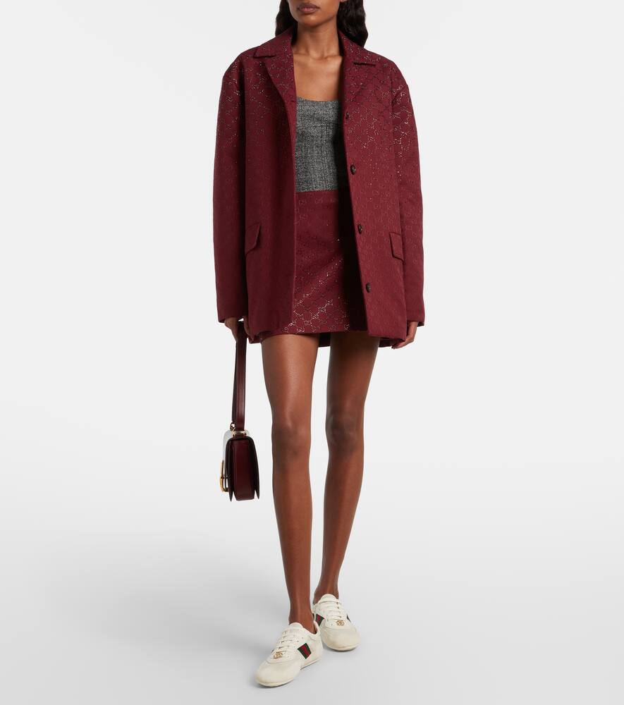 Кроссовки из холста с отделкой из замши Shift Gucci, Ow/Mw-Ow/Ow/Vrv/Ow/O — фото 3