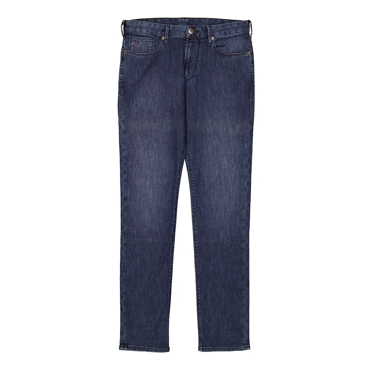 Джинсы J06 Slim-Fit Worn-Effect Denim Jeans Emporio Armani, Denim Blue Medium Wash