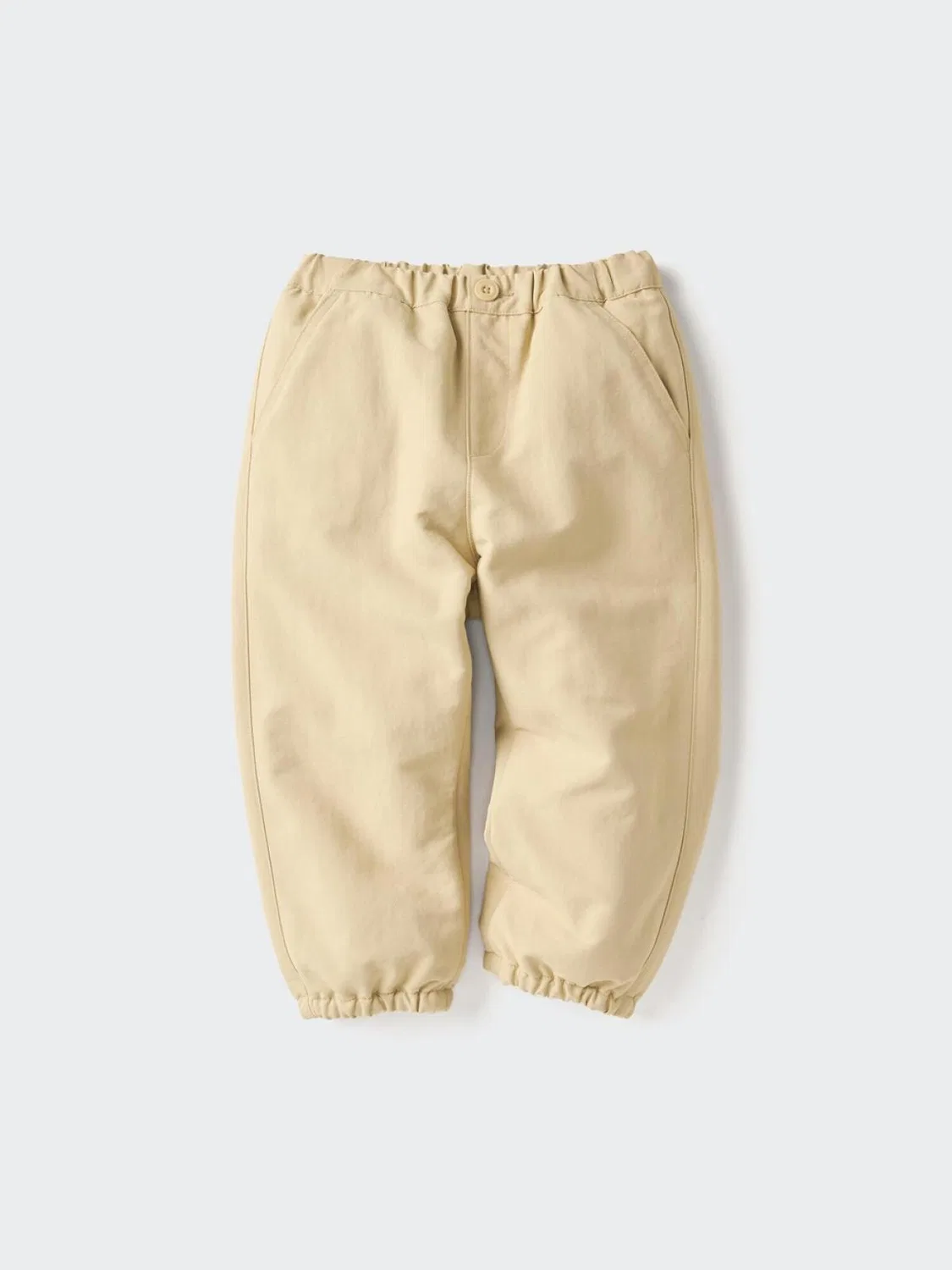 Брюки детские утепленные Uniqlo, бежевый