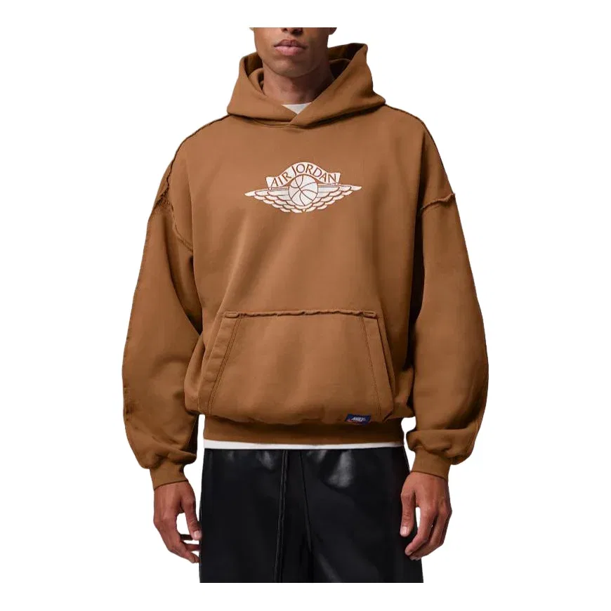 Мужское худи Flight Wings Hoodie 'Light British Tan Sail' Jordan, Light British Tan/Sail
