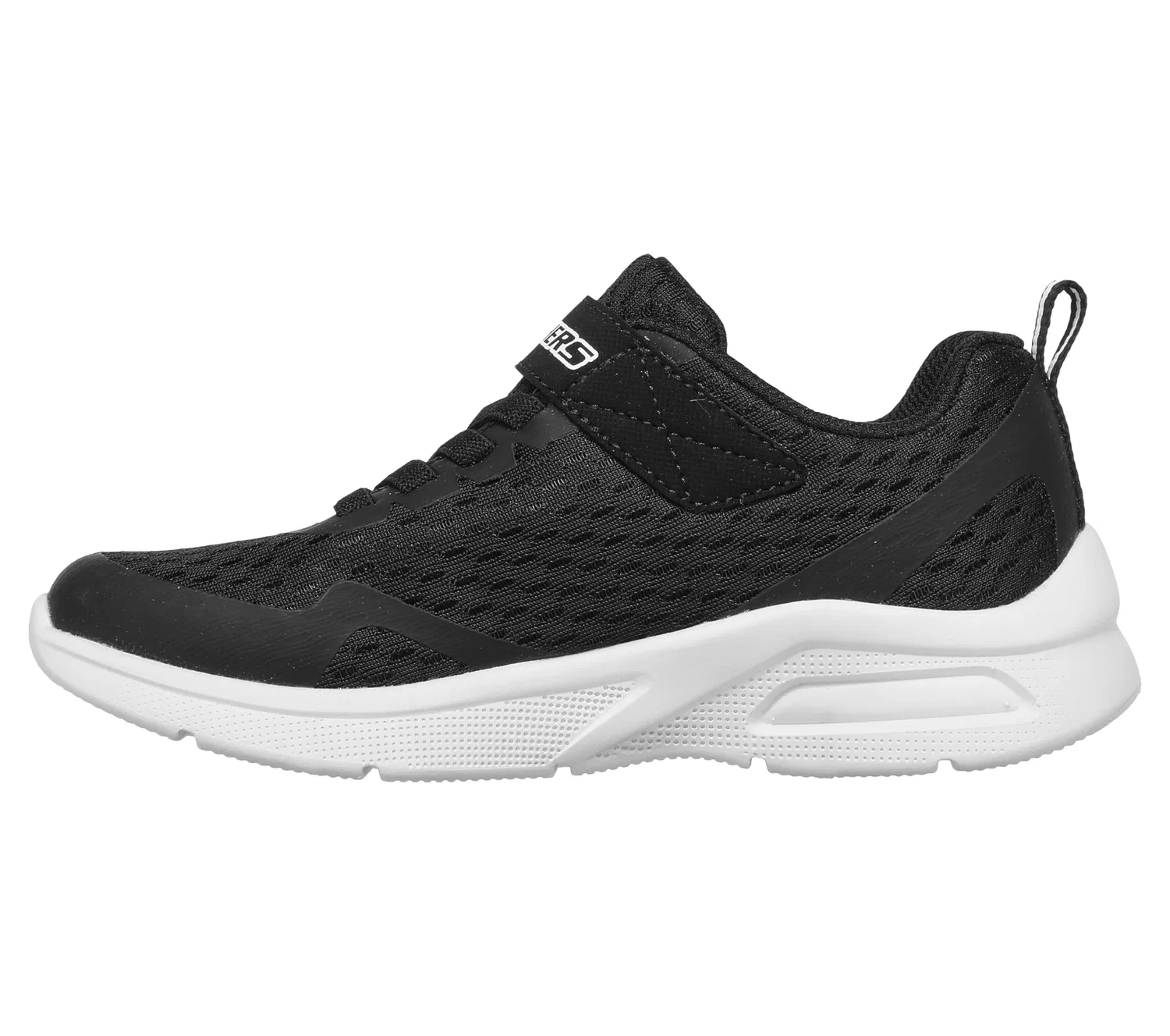 Детские кроссовки для мальчиков с воздушной амортизацией Microspec Max Torvix Skechers, Black White Lght