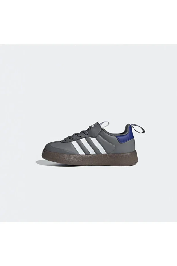 Детские кроссовки для девочек текстильные Adifom Samba 360 C Adidas, Supcol/Supcol/Gum5 — фото 4
