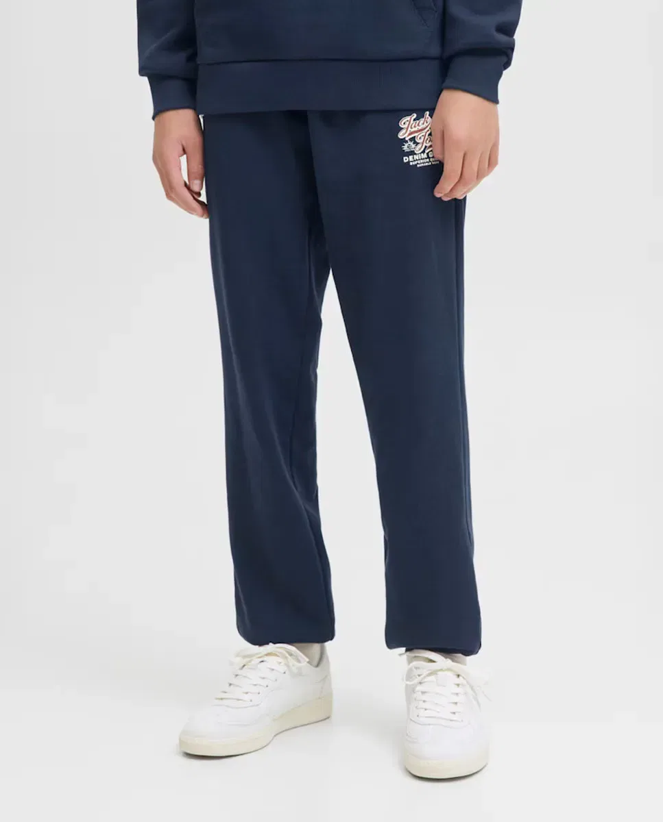 Детские спортивные штаны для мальчиков с эластичным поясом Jack & Jones, Azul Marino — фото 2