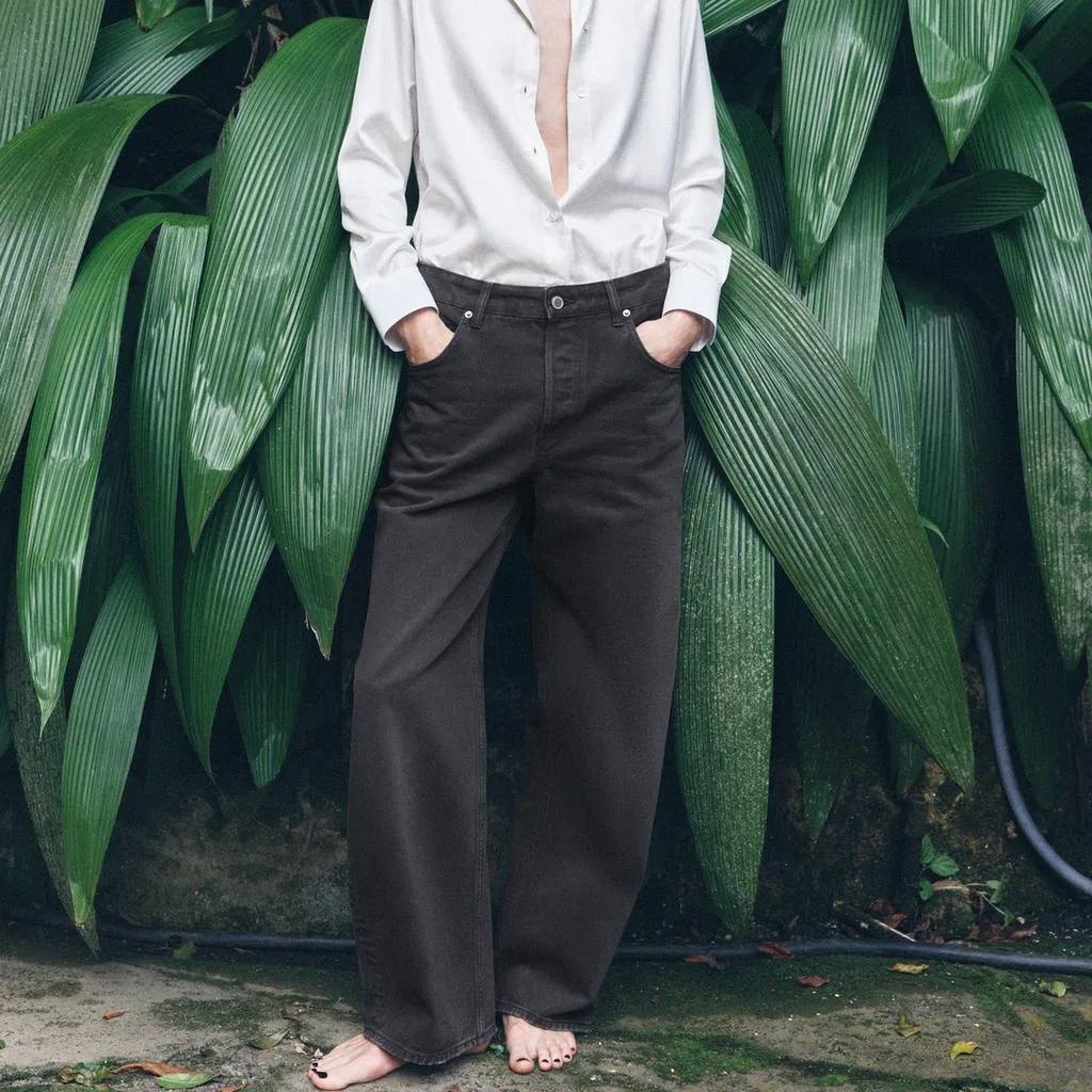 Женские джинсы ZW Series ZARA, Gray — фото 4