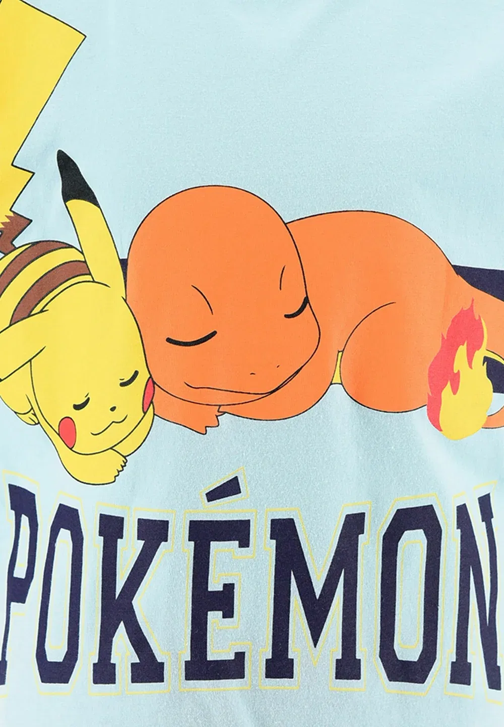 Пижама Пикачу Киндер Курц унисекс - пижамный комплект Pokemon, Hell-Blau — фото 3