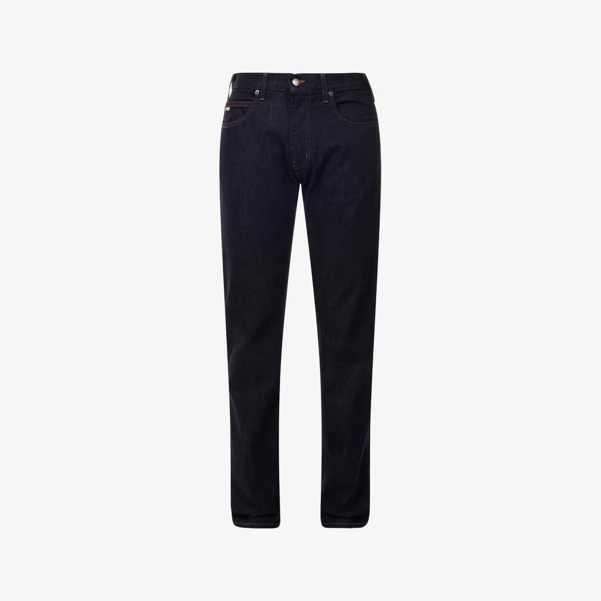 Джинсы J45 из эластичного денима стандартного кроя Emporio Armani, синий