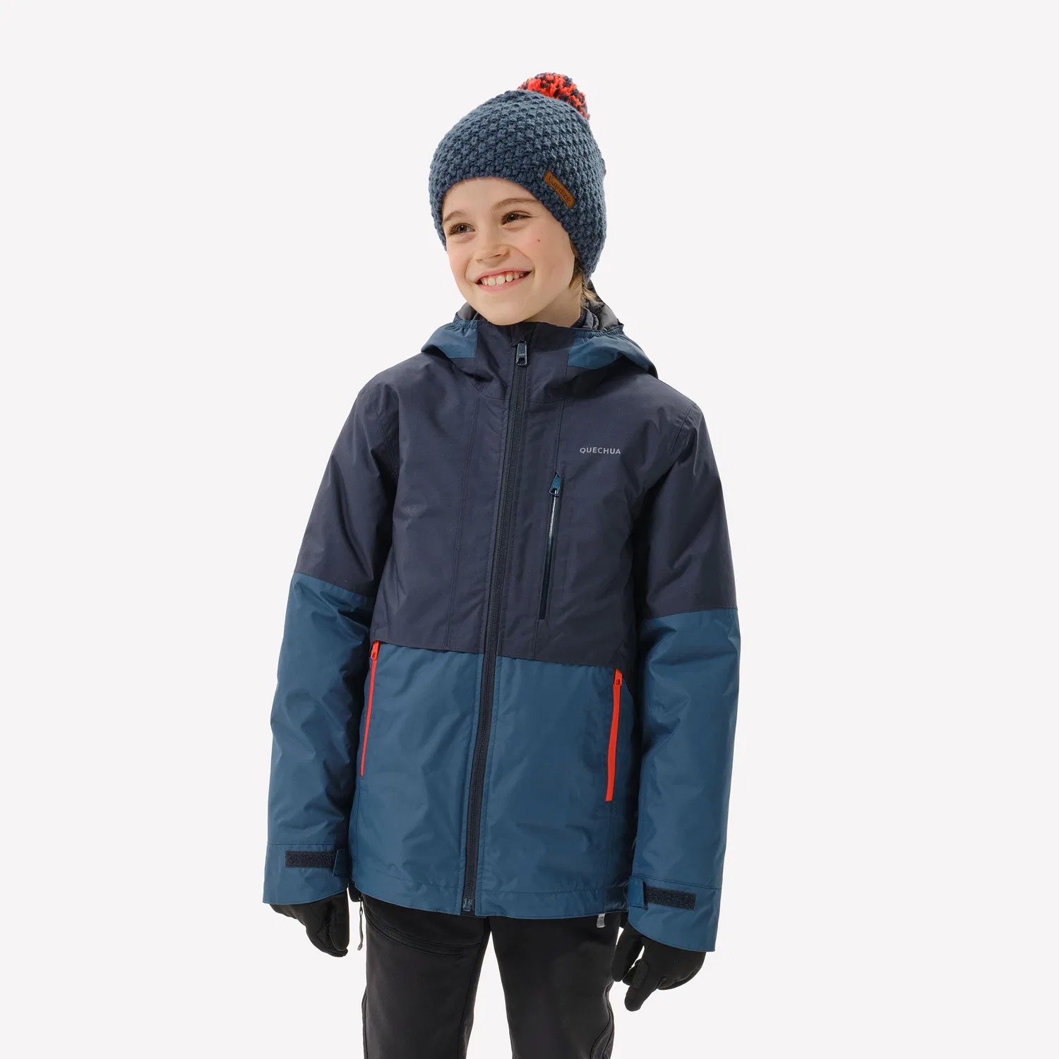 Детская 3-в-1 куртка MH500 Quechua, Kosmosblau Petrolblau