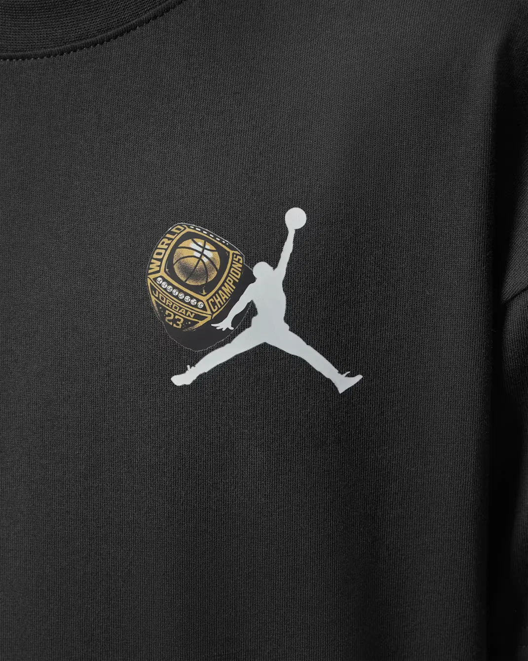 Детская футболка Mike's Gear Jordan, Off Noir — фото 4
