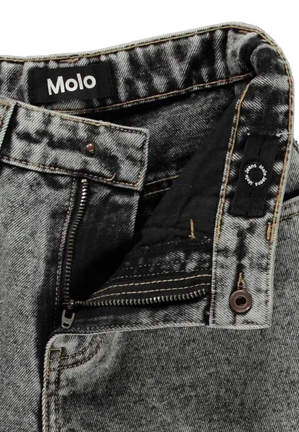 Брюки джинсовые Aska Molo, grey stonewash, серый — фото 3