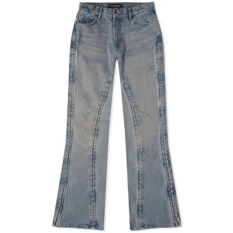 

Джинсы Y/project Hook & Eye Slim, синий