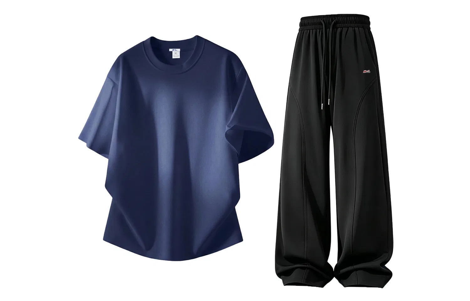 Детский спортивный комплект из двух предметов Navy Blue+Black WARRIOR