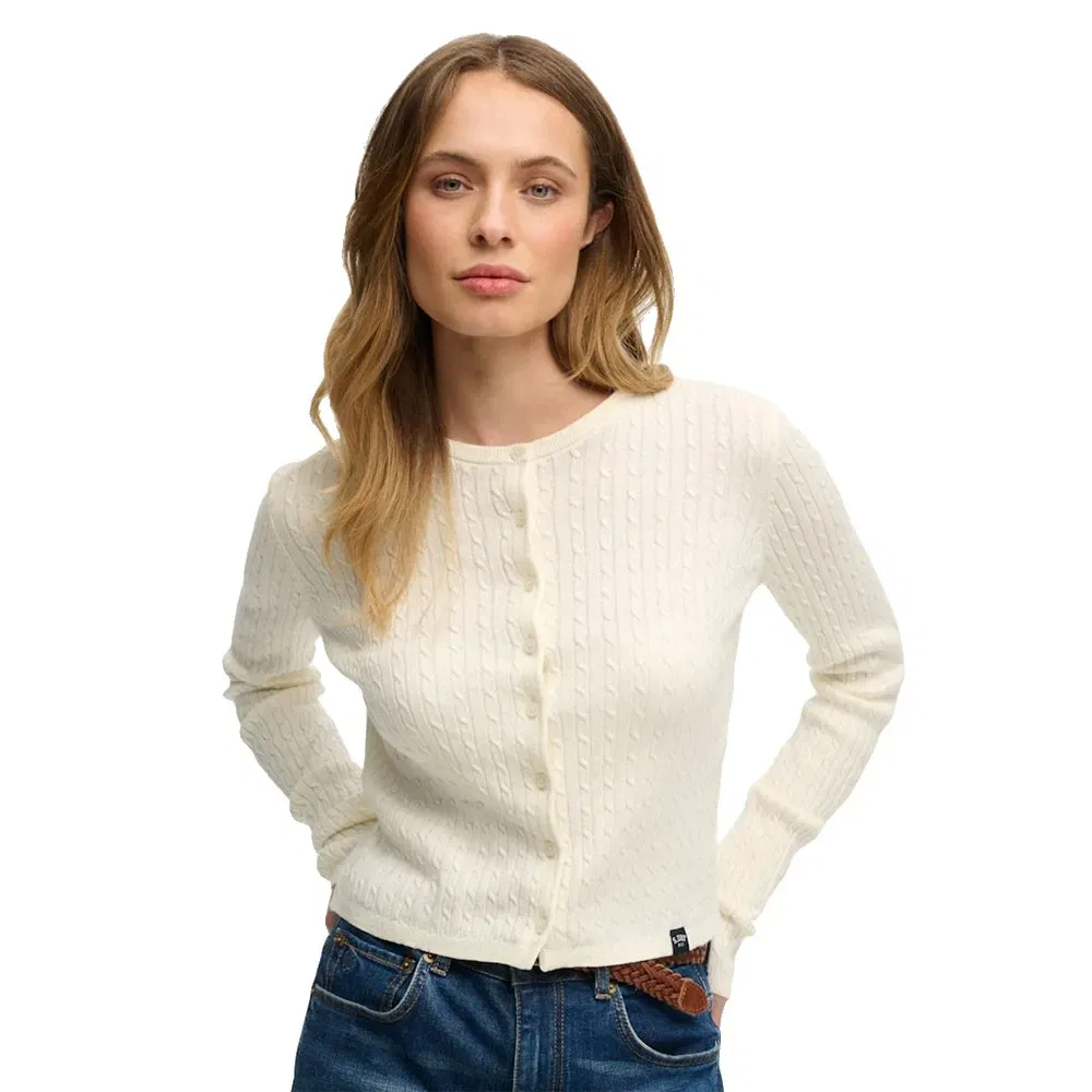 Кардиган Essential Superdry, белый