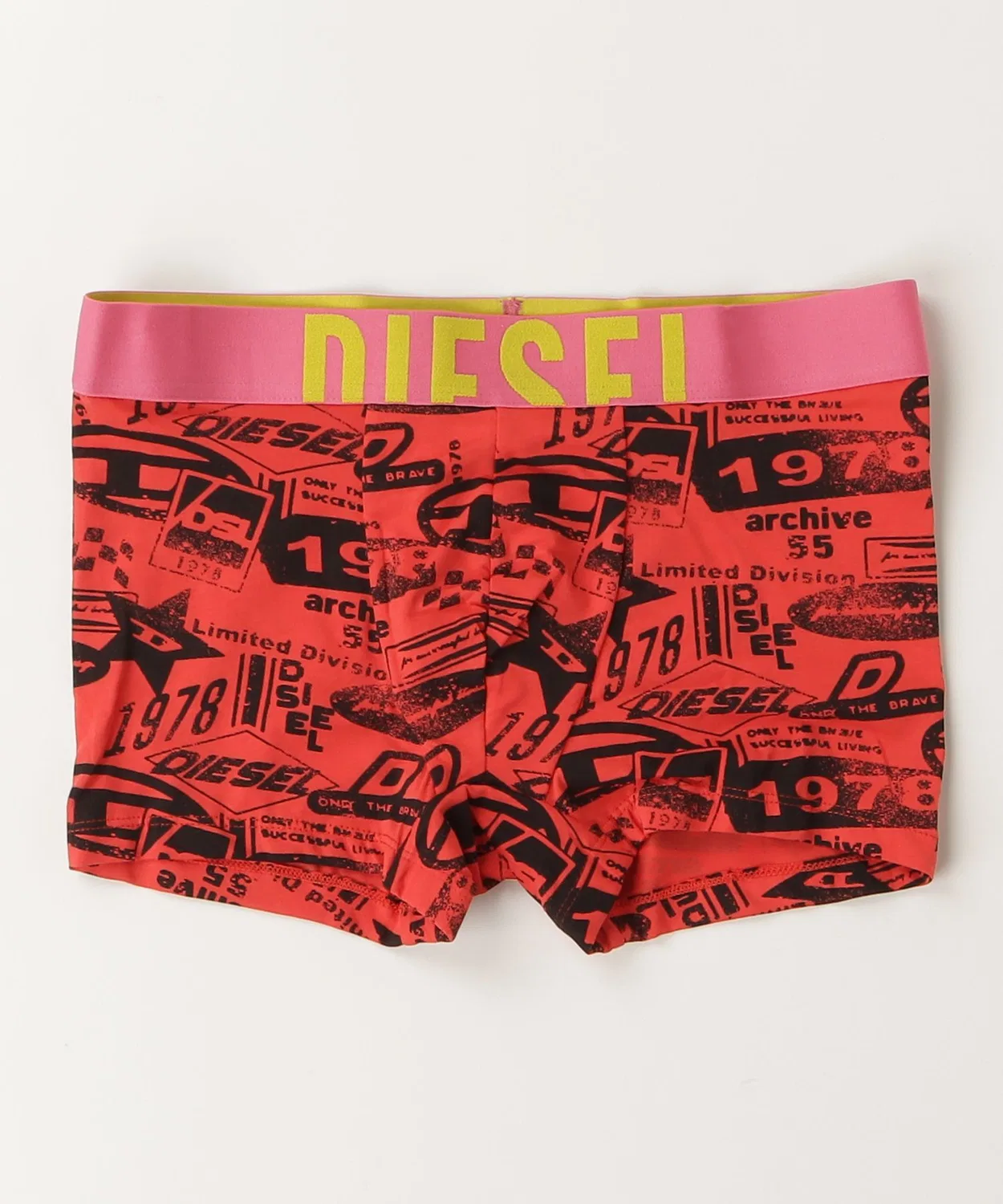 Мужские боксеры с принтом DAMIEN-D-POP-40 DIESEL, Red