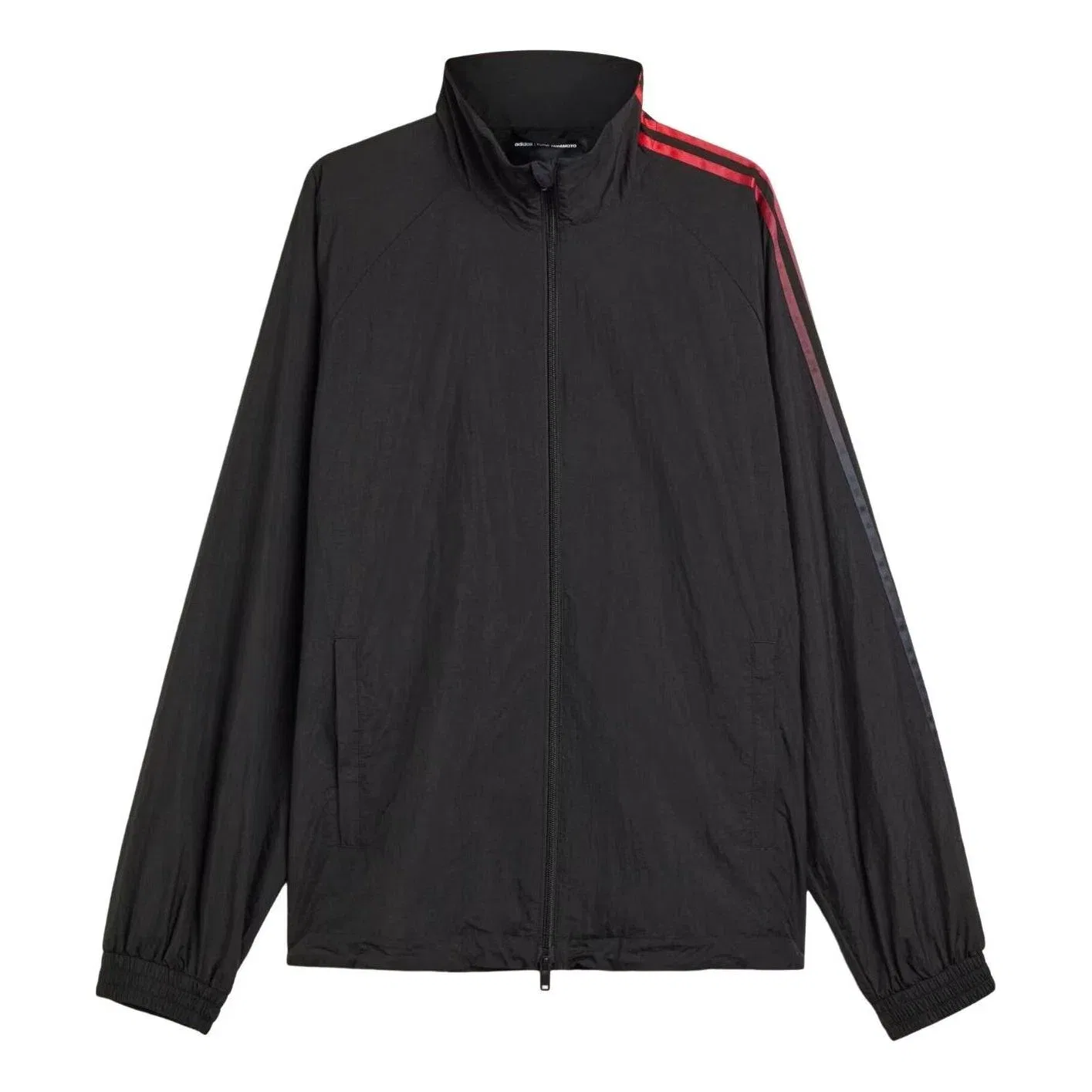 Мужская куртка с градиентными полосами из нейлона Adidas x Y-3 Gradient 3 Stripes Nylon Track Jacket, черный