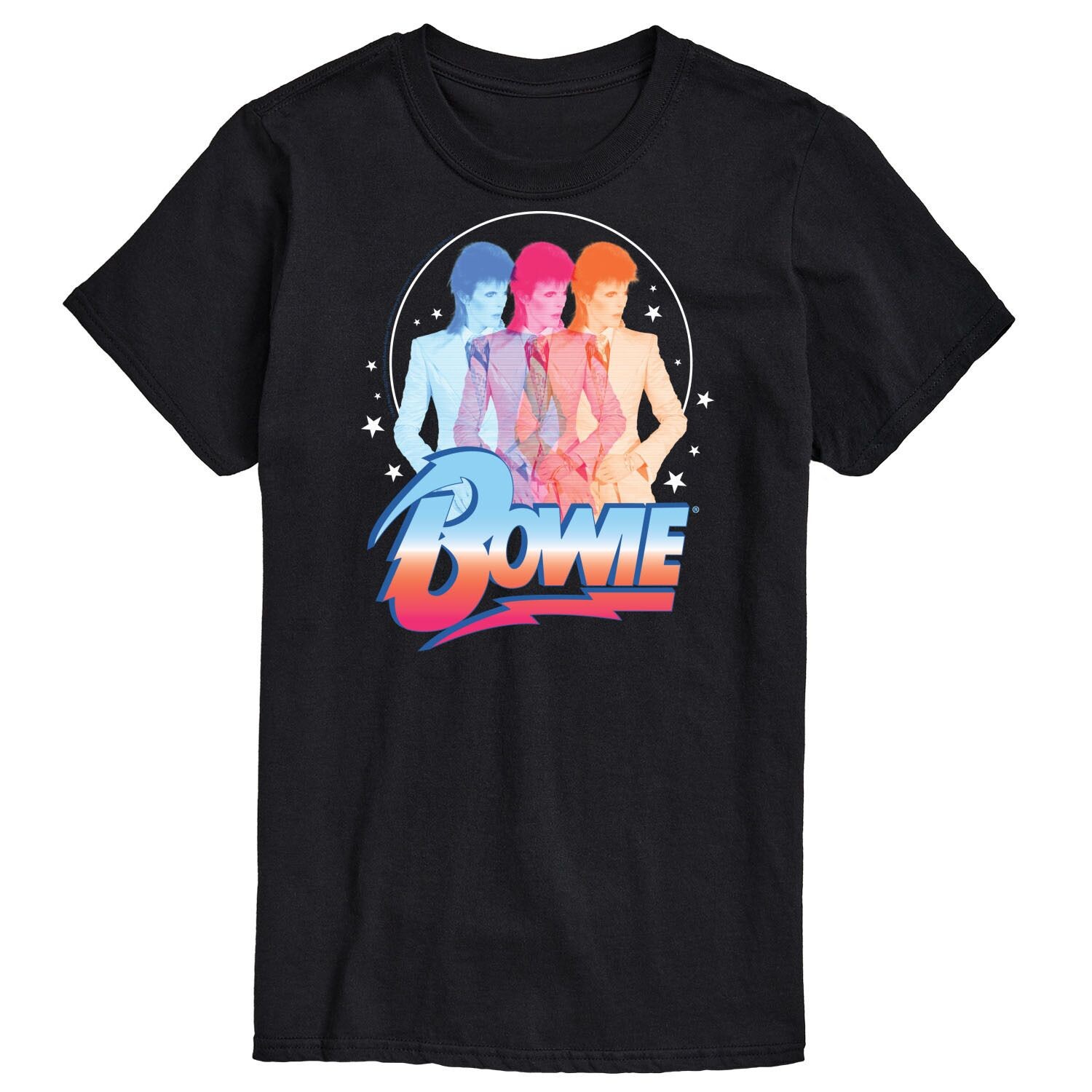 

Футболка с рисунком Big & Tall David Bowie, Black Licensed Character, черный